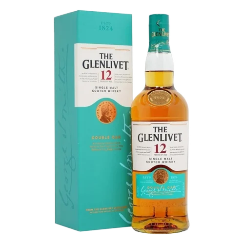 Whisky The Glenlivet 12YO Double Oak, 40%, 0.7l + cutie cadou Whisky The Glenlivet 12YO Double Oak, 40%, 0.7l + cutie cadou