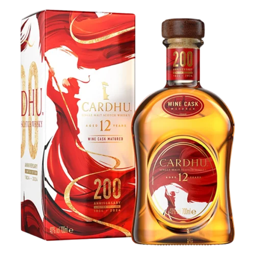 Whisky Cardhu 12YO 200th Anniversary, 0.7l + cutie cadou Whisky Cardhu 12YO 200th Anniversary, 0.7l + cutie cadou