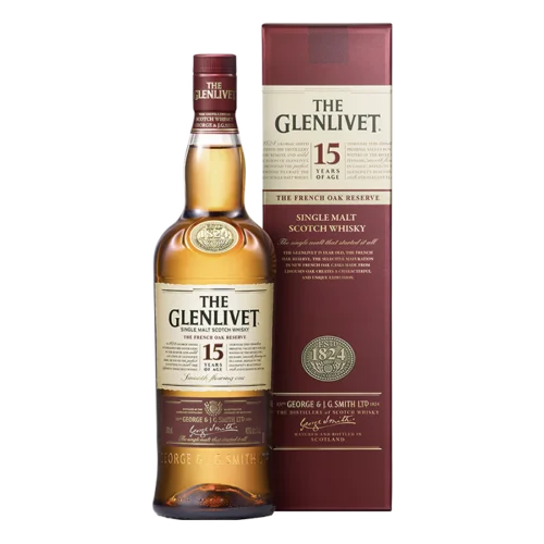 Whisky The Glenlivet 15YO, 0.7l + cutie cadou Whisky The Glenlivet 15YO, 0.7l + cutie cadou